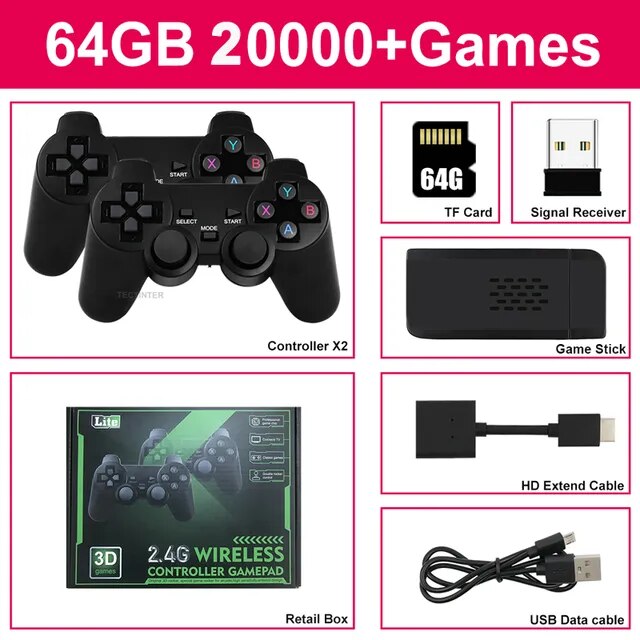 Video Game Console 4K HD Handheld Game Player
